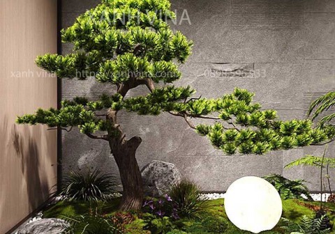  Tiểu Cảnh Cây Tùng Giả Đẹp Chuẩn Phong Thủy – Hút Tài Lộc Cho Gia Chủ